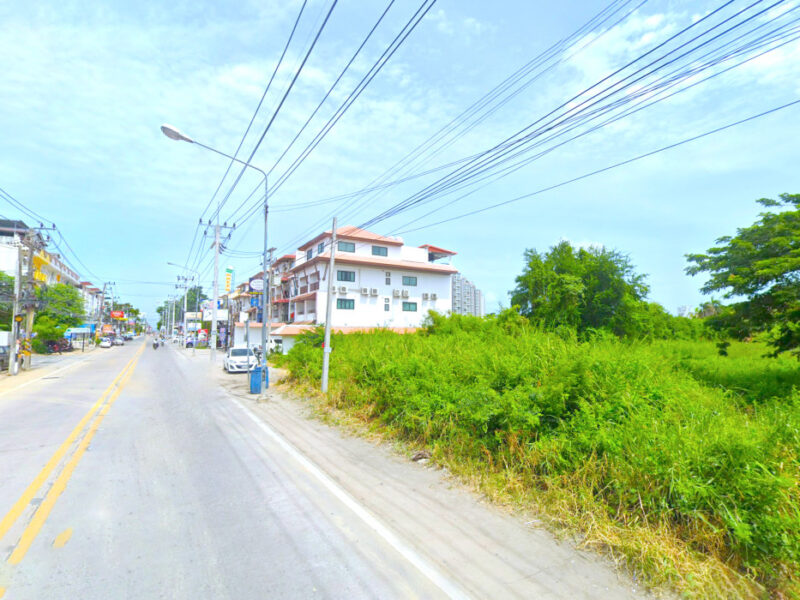 ขาย ที่ดิน ริมถนนชัยพฤกษ์ บางละมุง ชลบุรี 3 ไร่ 7.3 ตรว ใกล้หาดจอมเทียน เพียง 800 เมตร