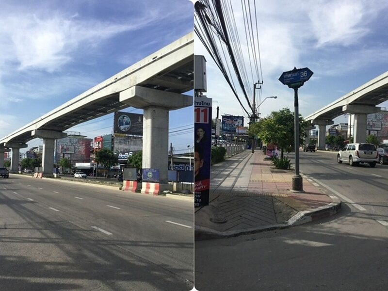 ขายที่ดินถมแล้ว 95 ตารางวา ศรีนครินทร์ 36 ใกล้ MRT ศรีนุช