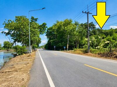 ขายที่ดินติดถนนลาดยางเรียบคลอง 12 หนองเสือ วิวคลอง ติดถนน 2 ด้าน ทำเลดีเหมาะค้าขาย ร้านอาหาร บรรยากาศดี อยู่ใกล้แหล่งชุมชน