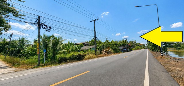 ขายที่ดินติดถนนลาดยางเรียบคลอง 12 หนองเสือ วิวคลอง ติดถนน 2 ด้าน ทำเลดีเหมาะค้าขาย ร้านอาหาร บรรยากาศดี อยู่ใกล้แหล่งชุมชน