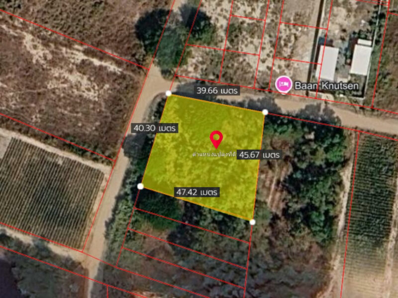 ขายที่ดินประจวบคีรีขันธ์ 1 ไร่ 0 งาน 60 ตร.ว. ใกล้โรงเรียนนานาชาติหัวหิน