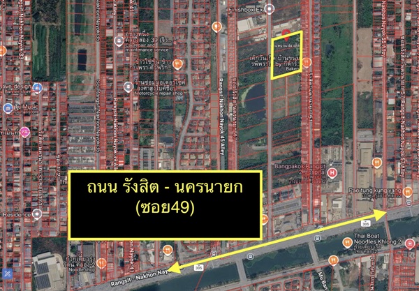 [เจ้าของขายเอง] ขายที่ดิน ซอยรังสิต-นครนายก 49 (คลอง 2) ขนาด 5 ไร่ 3 งาน 19 ตร.ว. ทำเลรองรับเมกะโปรเจกต์ Central โทร 082-229-1771