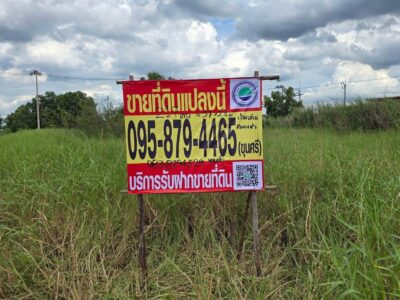 ขายด่วนที่ดิน 218 ตรว ติดถนนสาธารณะ ซ.บ้านสวน ต.คลองห้า อ.คลองหลวง จ.ปทุมธานี