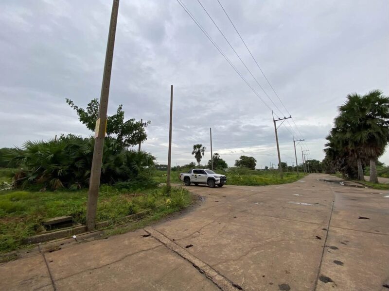ขายต่ำกว่าประเมินที่ดิน 266 ตรว ติดถนนคอนกรีต ต.บ้านงิ้ว อ.สามโคก จ.ปทุมธานี