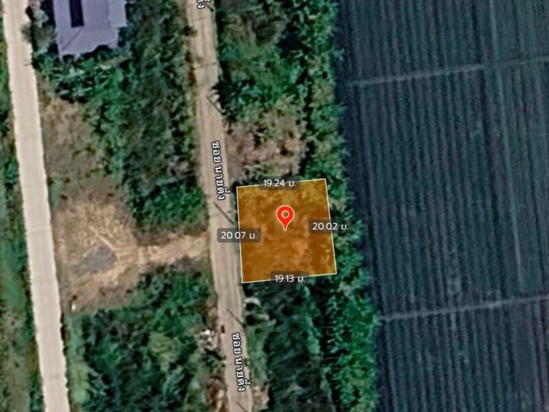 ขายด่วนที่ดิน 96 ตรว ติดถนนคอนกรีตสาธารณะ ซ.นายตึ๋ง บางกรวย นนทบุรี