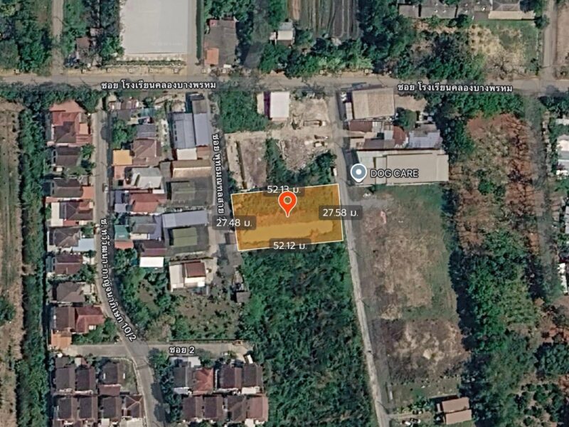 ขายด่วนที่ดินทวีวัฒนา 358 ตรว ติดถนนหินคลุก ซ.ทวีวัฒนา-กาญจนาภิเษก 24 กทม.