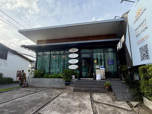 ให้เช่าอาคารสำนักงานพร้อมที่ดิน เชิงทะเล ภูเก็ต 38.4 ตร.ว. ทำเลติดถนนใหญ่ โทร 095-268-6161
