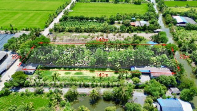 จองด่วน ที่ดิน 2 ไร่ พร้อมสิ่งปลูกสร้าง สไตล์คาเฟ่ ไทรน้อย - นนทบุรี ขุนศรี ทำเลดี