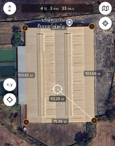 ขาย โกดัง-โรงงาน วารินชำราบ อุบลราชธานี 19 ไร่ 1 งาน 21 ตร.ว