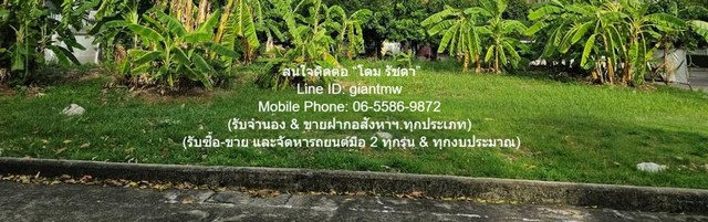 DSL-693 ขาย ที่ดิน ขายที่ดินเปล่าถมแล้ว (แปลงหัวมุม) ในหมู่บ้านจัดสรร 116.30 ตร.ว. แถวสะพานใหม่ (BTS สายหยุด) ราคา 7.9 ล้าน 1 งาน 116