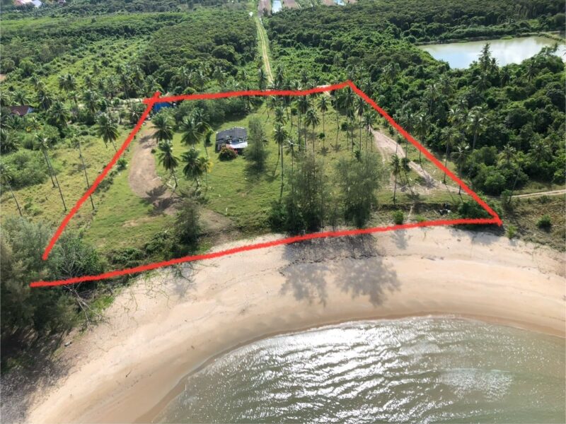 ขายด่วน! ที่ดินติดหาดส่วนตัว (Beachfront) อ.สิชล จ.นครศรีธรรมราช 5 ไร่ กว่าโฉนดครุฑแดง