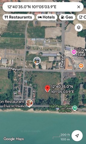 LV53616 ขายที่ดินทำเลทอง ติดหาดพลา บ้านฉาง ระยอง เหมาะสำหรับพัฒนาโครงการ Pool Villa, โรงแรม, รีสอร์ท หรือคอนโดมิเนียมหรูตากอากาศ