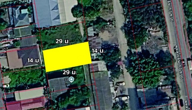ขายที่ดินเปล่า 99 ตรว. ใกล้สถานีรถไฟฟ้าหลักหก, โรงเรียนสายปัญญารังสิต