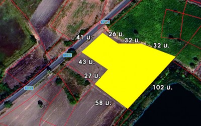 ขายที่ดิน 4-2-31 ไร่ ติดถนนทางหลวง สบ 1022 อ.หนองโดน จ.สระบุรี