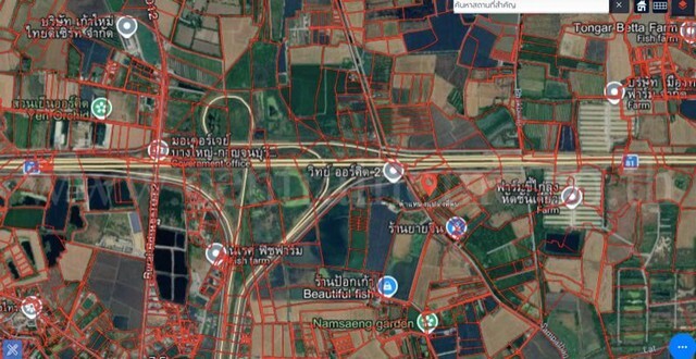 ที่ดิน 2-3-26 ไร่ นครชัยศรี ติดทางพิเศษ อ.บางใหญ่-กาญจนบุรี M81