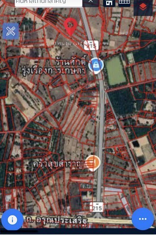 ขายที่ดิน6 ไร่ 2 งาน 31 ตารางวาอำเภอสุวรรณภูมิ จังหวัดร้อยเอ็ด ติดถนน 4 เลน เส้น 215