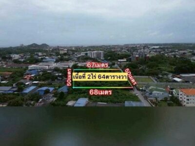 ขายที่ดินแปลงสวย ใกล้ทะเล โซนบางแสน ติดถนนบางแสนสาย 3 FP-L02382
