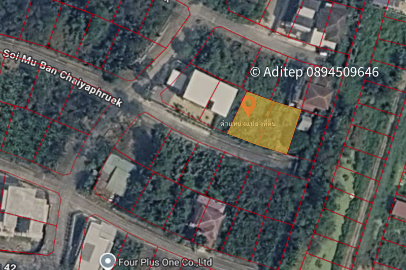 ขายต่ำกว่าราคาประเมิน ที่ดินปลูกบ้าน 125 ตร.วา หมู่บ้านชัยพฤกษ์ บางบัวทอง รปภ. 24 ชม. ในซอยวัดลาดปลาดุก ถนนกาญจนาภิเษก ใกล้ MRT สายสีม่วง