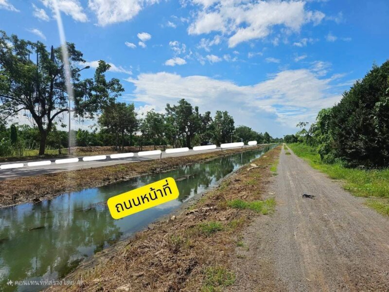 ขายที่ดินสวน ติดหลังวัดหลวงพ่อสด ด้านหน้าติดถนนคลองชลประทาน อำเภอดำเนินสะดวก จังหวัดราชบุรี