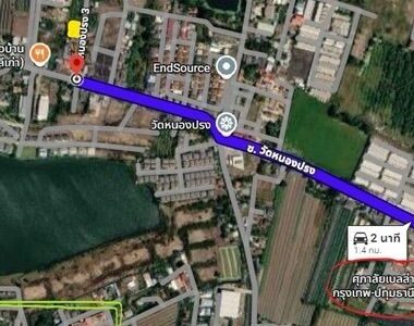ขายที่ดินเปล่า 3 งาน 78 ตร.ว. ทำเลดี บางเดื่อ ปทุมธานี