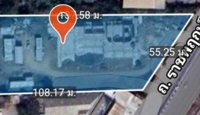 ขายที่ดินติดถนนราชพฤกษ์ เนื้อที่ 3 ไร่ 1 งาน 6 ตรว.