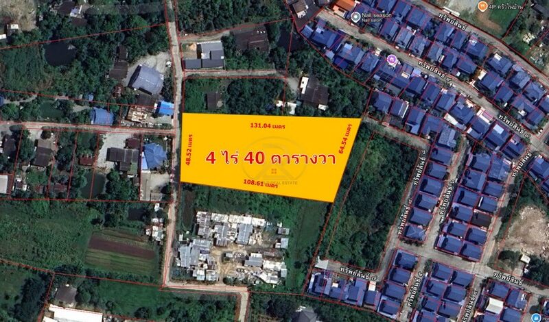 ที่ดินแปลงสวย วิวภูเขา ขายถูก 4 ไร่ 40 ตร.ว. เหมาะจัดสรร หรือทำโครงการหมู่บ้าน ใกล้ถนนข้าวหลาม ต.ห้วยกะปิ อ.เมืองชลบุรี จ.ชลบุรี