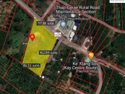 ขายที่ดิน 10-1-81 ไร่ ติดถนนหมายเลข 1029 อำเภอทับสะแก จังหวัดประจวบคีรีขันธ์