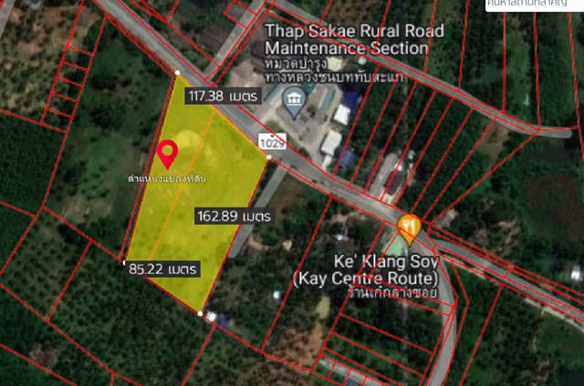 ขายที่ดิน 10-1-81 ไร่ ติดถนนหมายเลข 1029 อำเภอทับสะแก จังหวัดประจวบคีรีขันธ์