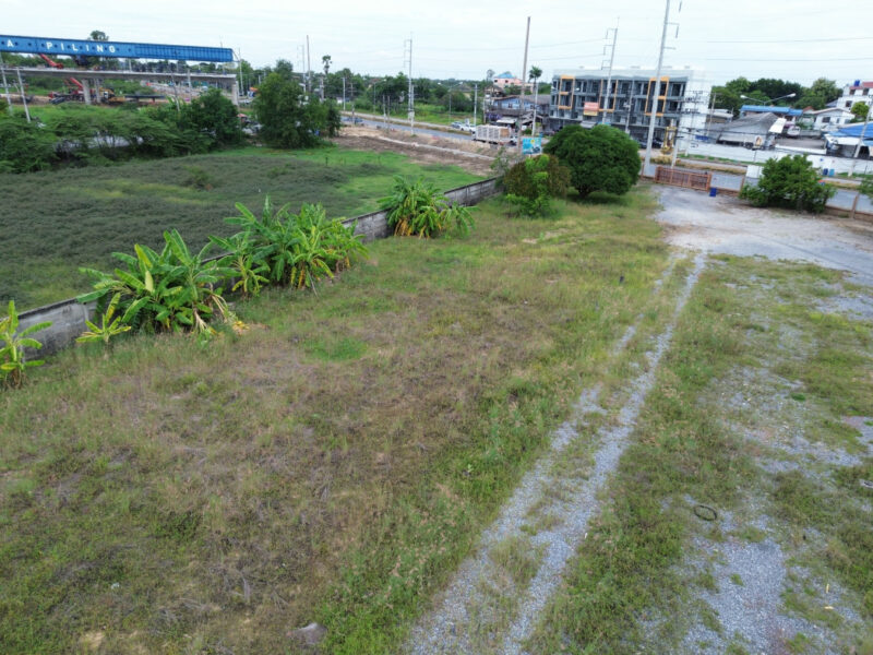 ให้เช่าที่ดิน 5.5 ไร่ ติดถนนใหญ่ 6 เลน (ทล.3111) บางหลวง ปทุมธานี ผังสีชมพู ถมแล้ว ทำโกดัง-คลังสินค้าได้ทันที ราคาสุดพิเศษ