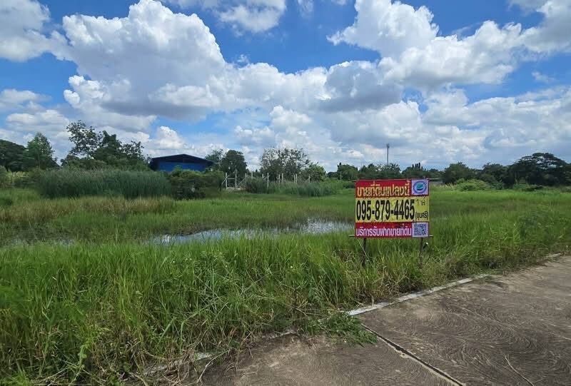 ขายด่วนที่ดิน 1 ไร่ ติดถนนคอนกรีต ซอย เคหะการเกษตร 49 บางบัวทอง นนทบุรี