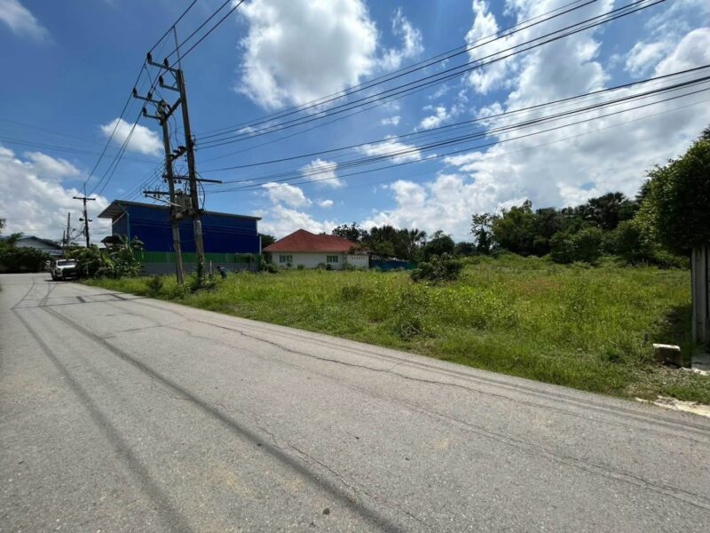 ขายด่วนที่ดิน 345 ตรว ติดถนนลาดยางสาธารณะ ถมแล้ว ต.แหลมบัว อ.นครชัยศรี จ.นครปฐม