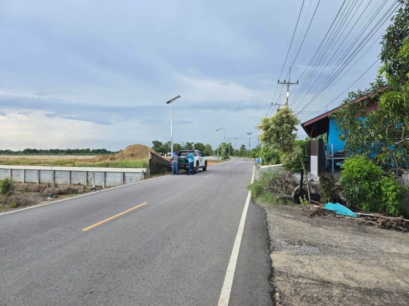 ขายด่วนที่ดินใกล้ราชภัฏสวนสุนันทา 3 ไร่ ติดถนนลาดยางสาธารณะ ต.ลานตากฟ้า อ.นครชัยศรี จ.นครปฐม