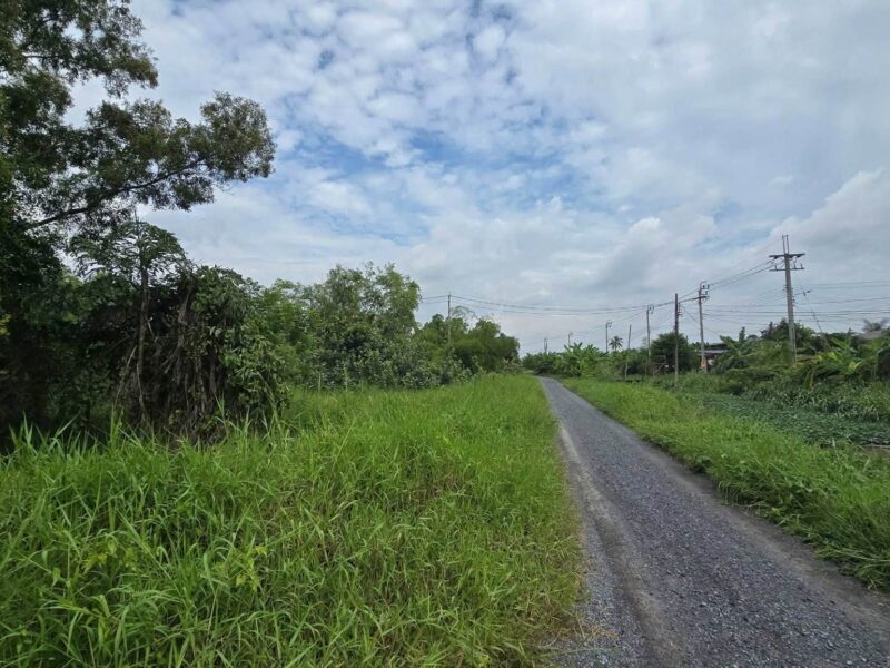 ขายด่วนที่ดิน 1 ไร่ติดถนนสาธารณะ 2 ด้าน แปลงมุม ซ.ประชาสำราญ 2 หนองจอก กรุงเทพฯ