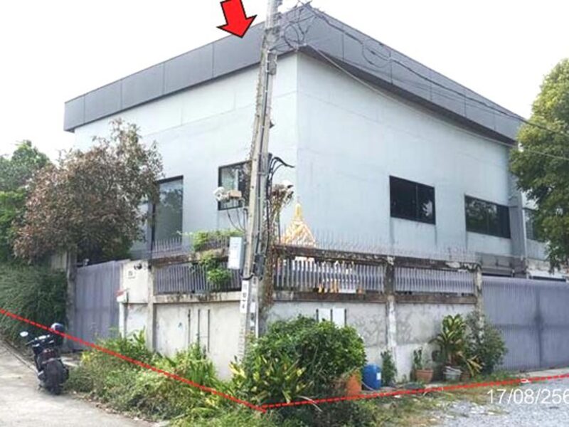 ที่ดินพร้อมอาคารสำนักงาน 2 ชั้น ติดรถไฟฟ้า สถานีศรีนครินทร์ 38