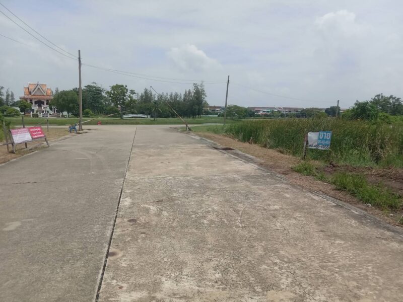 ขายที่ดินเปล่า 2 ไร่ ติดถนนคอนกรีต อยู่ในซอยเทศบาลบางปู 83