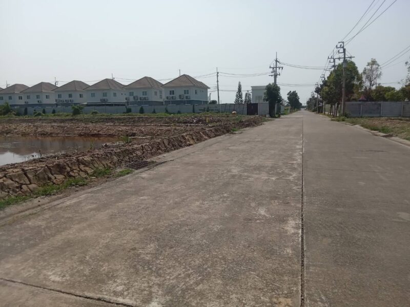 ขายที่ดินเปล่า 2 ไร่ ติดถนนคอนกรีต อยู่ในซอยเทศบาลบางปู 83