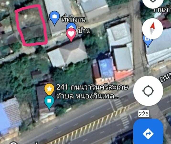 🌞ขายด่วน! ที่ดินทำเลทองแปลงหัวมุม 114 ตร.ว. ใกล้ถ.วาริน-ศรีสะเกษ น้ำไม่ท่วม บรรยากาศดี 💫 เหมาะสำหรับสร้างบ้านพักอาศัย, อาคารพาณิชย์ หรือซื้อเก็บเก็งกำไร ทำเลดีการเดินทางสะดวกมาก เข้าซอยเพียง 20 เมตรจากถนนทางหลวง 226 แปลงสวยเป็นที่ดินผืนหัวมุม หันหน้าทิศ