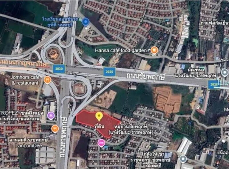 เจ้าของขายเอง ขายที่ดิน 5 ไร่ ตำบล บางพลับ อำเภอปากเกร็ด นนทบุรี 11120 ประเทศไทย ขายที่ดินรวม 5 ไร่