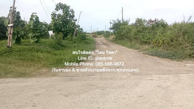 ขายที่ดินเปล่าผังสีส้ม ติดถนน และติดคลอง 15-2-85 ไร่ (ใกล้ ABAC Bangna) 125 ล้านบาท