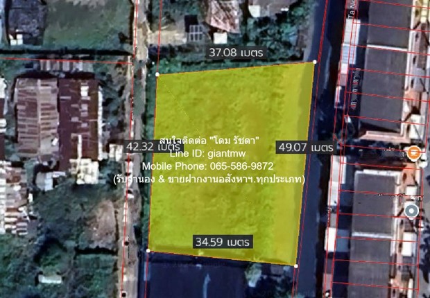 DSL-720 ขาย ที่ดิน ขายที่ดินเปล่าถมแล้ว (ถูก และดีที่สุดในตลาด) 1-0-0 ไร่ (400 ตร.ว.) ซ.โยธินพัฒนา (ใกล้เลียบด่วนรามอินทรา) กรุงเทพ บางกะปิ