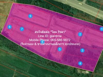 DSL-750 ขาย ที่ดิน ขายที่ดินเปล่า (ติดทางหลวงหลัก 2 สาย) บางปะหัน จ.พระนครศรีอยุธยา 21-2-6.4 ไร่ (118 ล้านบาท) 21 ไร่ 2 งาน 8606 ตารางวา