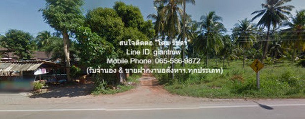 DSL-007 ให้เช่า ที่ดิน ให้เช่าระยะยาวที่ดินแปลงใหญ่ 100 ไร่ ติดทะเลบางสะพาน (ตรงข้ามเกาะทะลุ) ราคา 1,500,000 บาท/เดือน ประจวบคีรีขันธ์