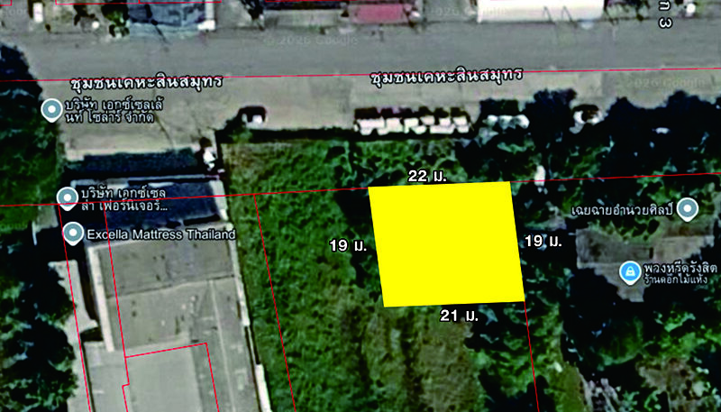 ขายที่ดินเปล่า 100 ตรว. ใกล้สถานีรถไฟฟ้าหลักหก, โรงเรียนสายปัญญารังสิต