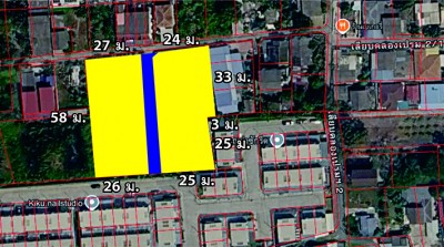 ขายที่ดิน 2 ไร่ ใกล้มหาวิทยาลัยรังสิต, สถานีรถไฟฟ้าหลักหก จ.ปทุมธานี