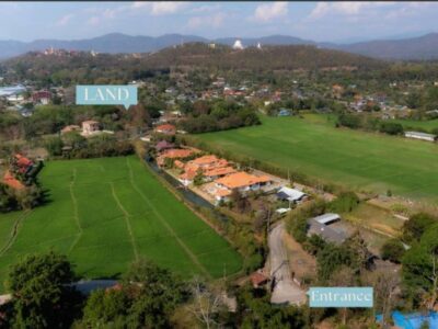 ราคาลดพิเศษ 8.9 ล้านบาท ขายที่ดินทำเลสงบ #ดอยสะเก็ด–#เชิงดอย ที่ดินแปลงสวย มีต้นฉำฉาใหญ่ บรรยากาศร่มรื่น #ใกล้วัดพระธาตุดอยสะเก็ด