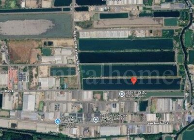 ที่ดิน 29-2-61 ไร่ บ่อปลา ถนนเทพารักษ์ บางพลี เดินทางสะดวก ทำเลดี