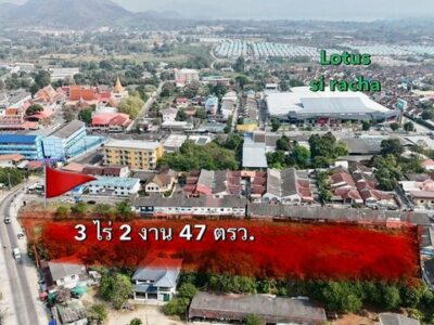 ให้เช่าที่ดินศรีราชา ย่านเศรษฐกิจ กลางเมือง แหล่งชุมชน FP-L02519