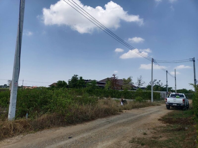 ขายที่ดินเปล่า 150 ตร.ว. ทำเลดี หน้าโรงเรียนการบินกำแพงแสน จ.นครปฐม
