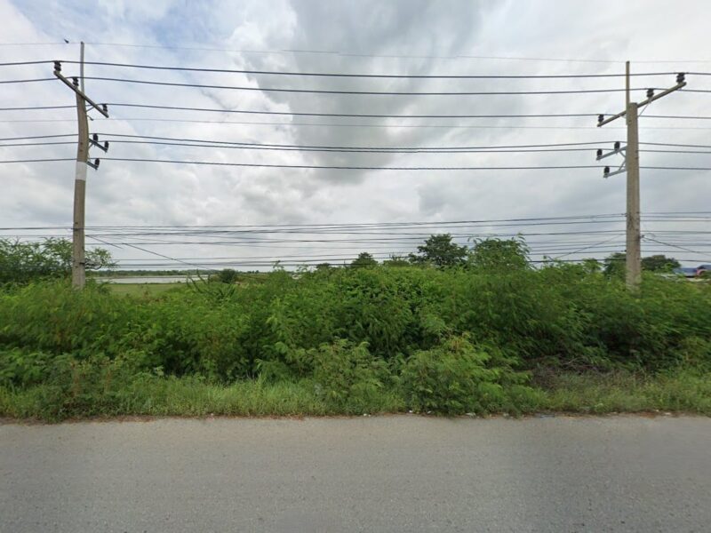 🏡 ขายที่ดิน 22-0-24 ไร่ ติดถนนบางบัวทอง-สุพรรณบุรี ตรงข้ามศูนย์กระจายสินค้าโลตัส