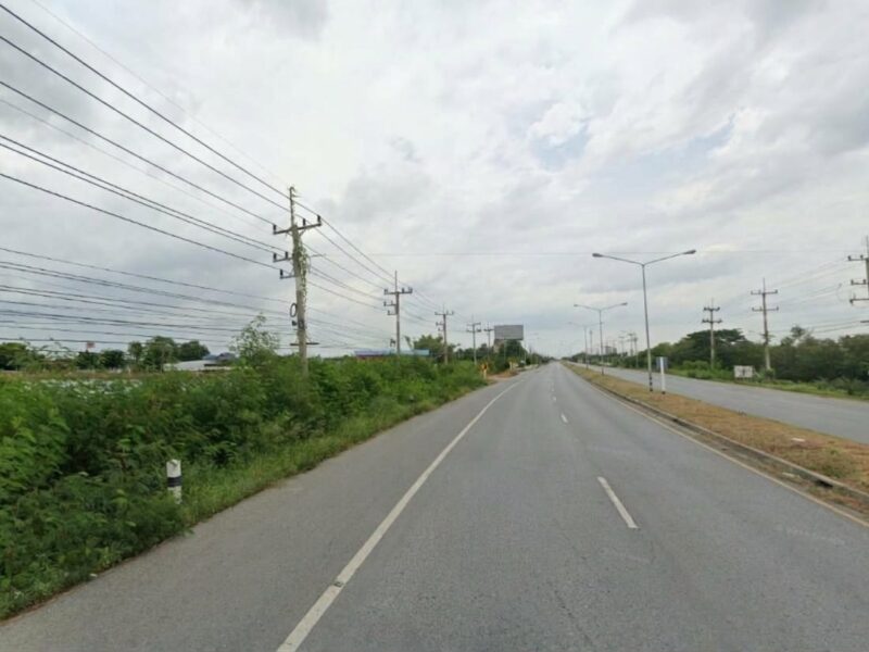 🏡 ขายที่ดิน 22-0-24 ไร่ ติดถนนบางบัวทอง-สุพรรณบุรี ตรงข้ามศูนย์กระจายสินค้าโลตัส